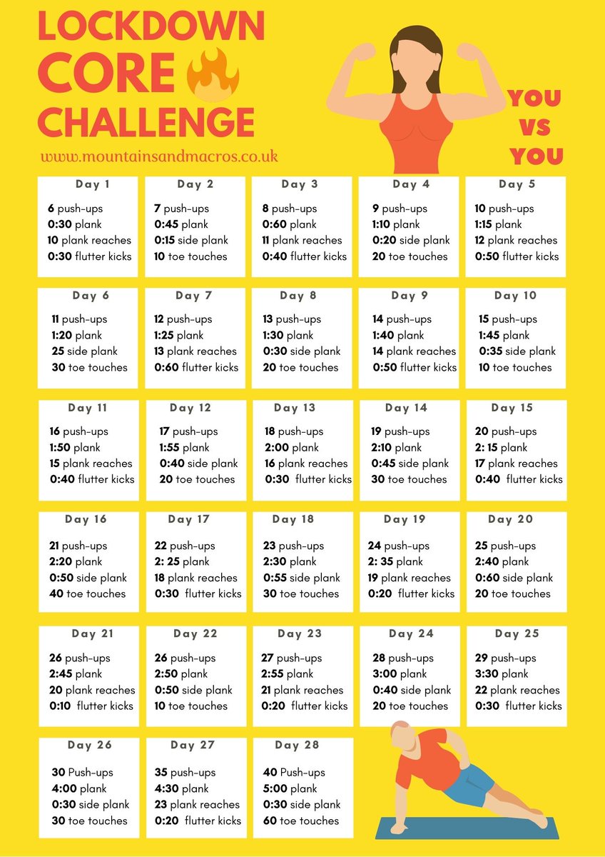 #Lockdown2 Instead of focusing on all the negative impacts of not being able to train as we’d like too, let’s all use the next four weeks to focus on a goal – you vs you. #fitnesschallenge #Motivation 
READ: mountainsandmacros.co.uk/28-day-challen…