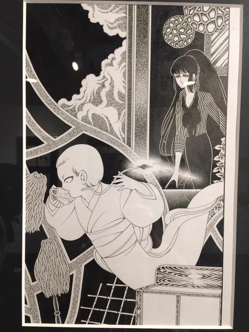 描線の神がかりの美しさ、印刷より綺麗な漆黒のベタ、使わないホワイト(笑)のお噂はかねがね聞いておりましたが、マジでこの…これホワイト使った方が早ない?っていうこの…美!! 