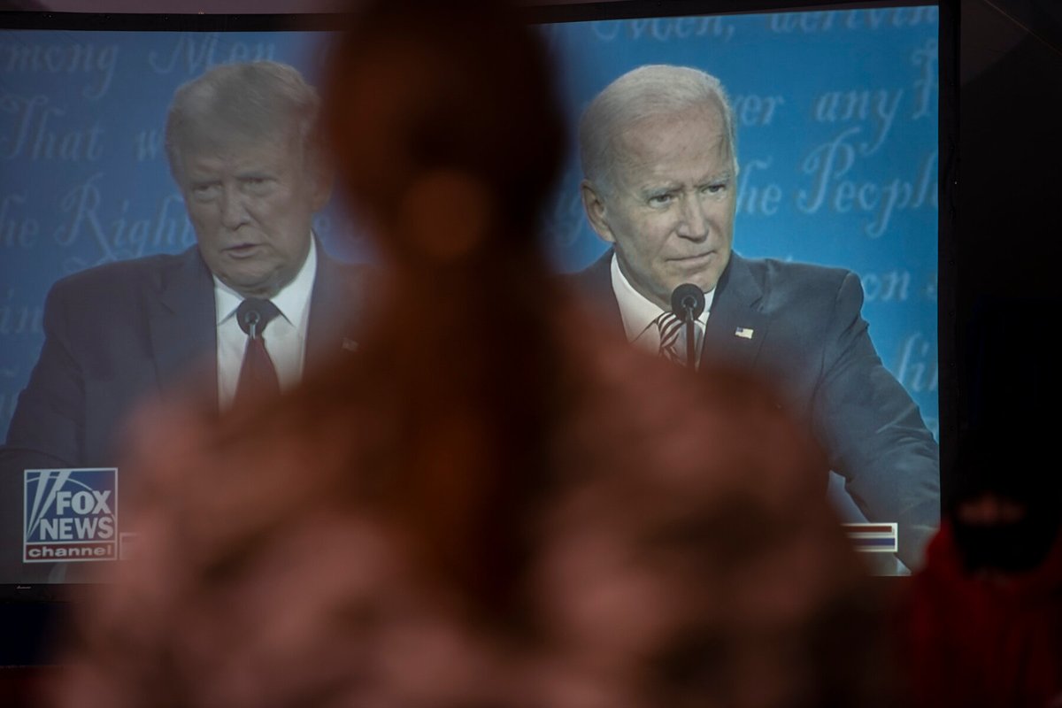 This time yesterday, I'ld HardlyBreathe. It'd become obvious how delusional the idea of a @JoeBiden landslide was & @realDonaldTrump seemed poised to win.Biden's speech had a CalmingAffect & he'ld be commended for his TimelyAppearance.A splendid prelude to his probable presidency