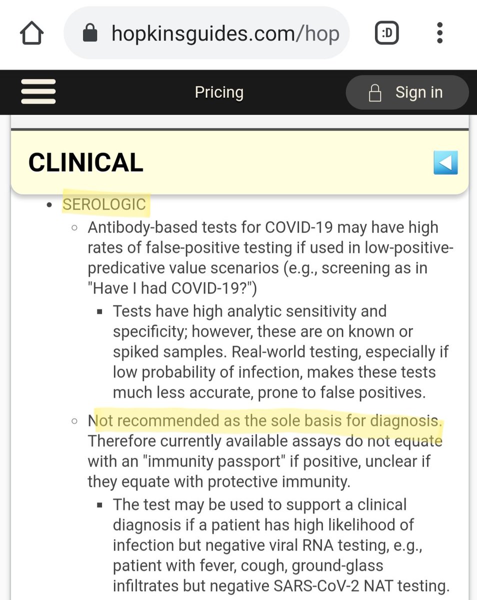 3) The reason I'm concerned is because Johns Hopkins' own website says that these tests can give positive results for all kinds of different types of coronaviruses. False positives from common illnesses. But I digress.