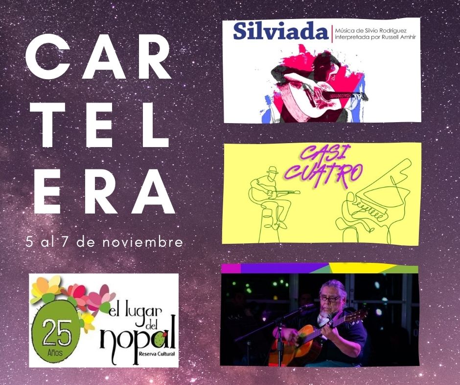 lugardelnopal's tweet photo. Eventos del 5 al 7 de noviembre 
Todos los viernes - Casi Cuatro
Miércoles 4 - Noche Bohemia con Demian McQueen
Jueves 5 - Silviada
Sábado 7 - Gume

https://t.co/Bdba801Ooz https://t.co/tdHndjbLfc