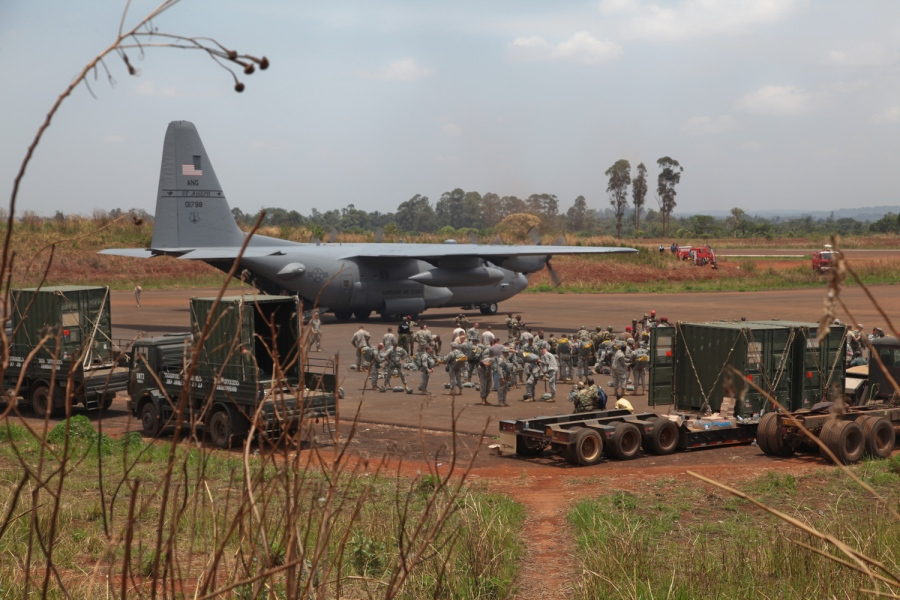 A large contingent of aerial refueling tankers also supported this operation.