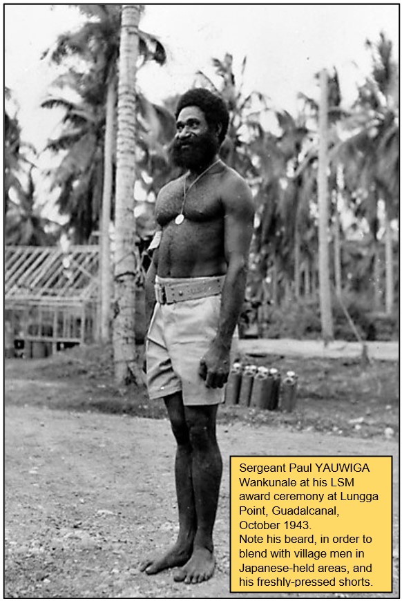 Yauwiga then spread false rumours that the collaborator, Konkon, with his group, had deliberately led those Japanese into an ambush.So...the Japanese killed ten of their own leading spies.He arrested another 30 men, thus destroying the Japanese spy network across Bougainville.