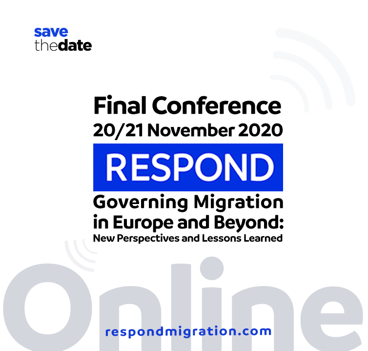 RESPOND.Horizon2020 (@respond_h2020) on Twitter photo Save the date 👈🏻
<a href="/RESPOND_H2020/">RESPOND.Horizon2020</a> final conference, originally planned to take place in Berlin, is now held online📡
To Visit the Conference Web Page for more information about the event and register please go to respond-conference.eu ❗️Event is open to the public❗️ Save the date 👈🏻
<a href="/RESPOND_H2020/">RESPOND.Horizon2020</a> final conference, originally planned to take place in Berlin, is now held online📡
To Visit the Conference Web Page for more information about the event and register please go to respond-conference.eu ❗️Event is open to the public❗️