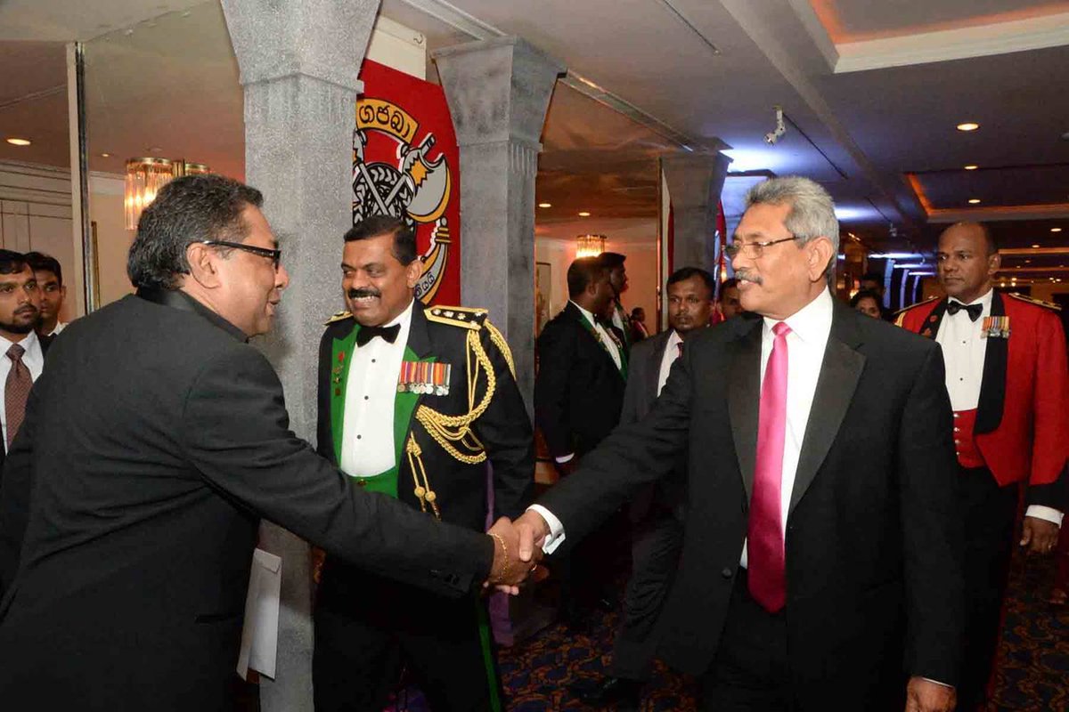 ImranSaibo's tweet photo. Time flies and this episode of a pandemic will also soon be a memory.
Some captures from the past while working for HE the President when he was then  Secretary of Defence, one of the many events we produced for him.

#funtimeproductions #gotabayarajapaksha #exsecretaryofdefence https://t.co/q67VOYACbh