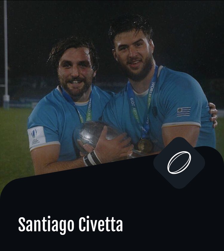 YourMatchKit's tweet photo. Meet Santiago Civetta

Uruguayan rugby player

View his profile here: https://t.co/TvcAzQ5YG4 

#MatchKit #MatchKitMeet 
#Rugby https://t.co/BgaaPHfDUO
