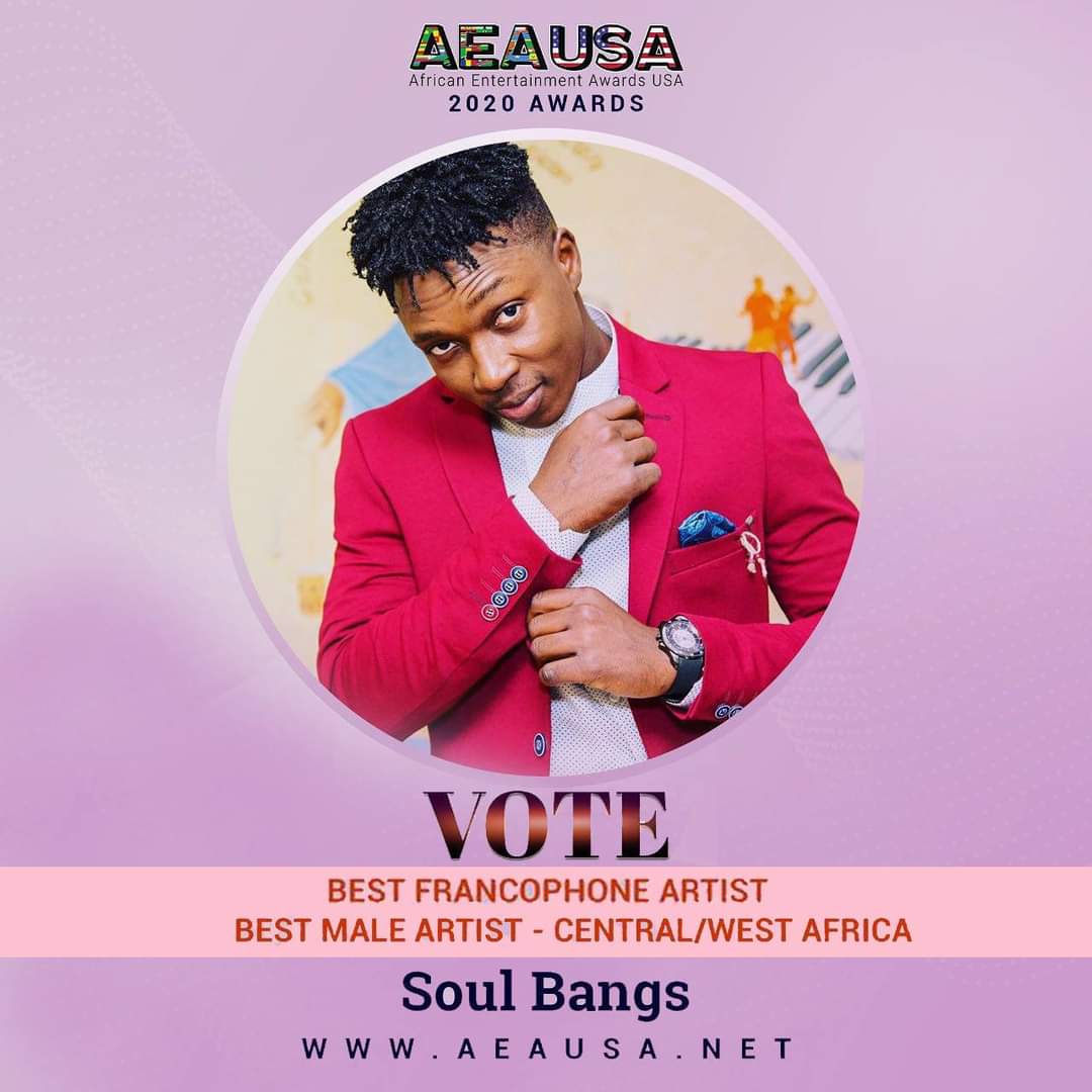 bahoro09's tweet photo. Je Vote pour le RNB Boss @SoulBangs au "African Entertainment Awards USA.

La catégorie : Meilleur Artiste Francophone &amp; Meilleur Artiste Masculin (Afrique Centrale Et Occidentale) ➡️
https://t.co/WwdLZGvaH9. #Kibaro https://t.co/tn4WHsc2Ex