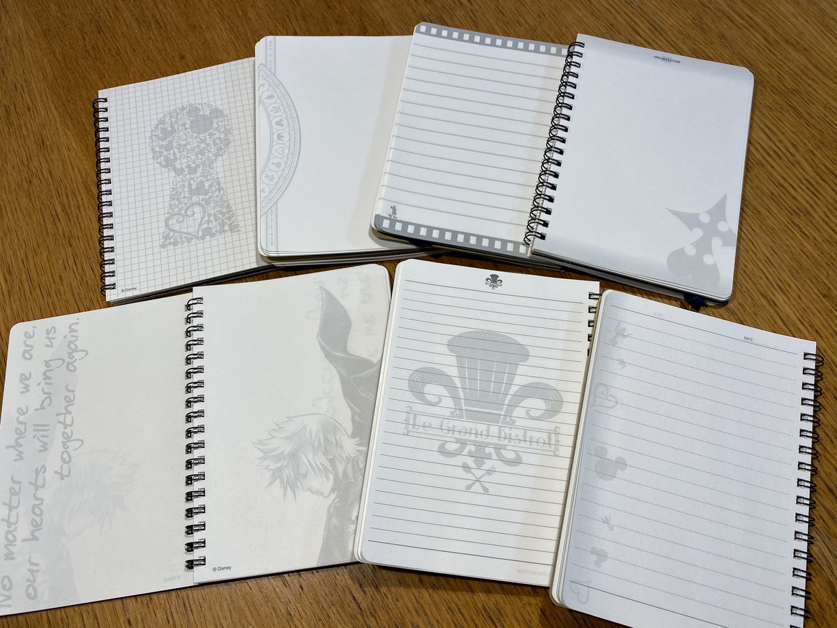 Aibo Kh一番くじのリングノート揃いました とても満足 あとぬいぐるみ当てたい