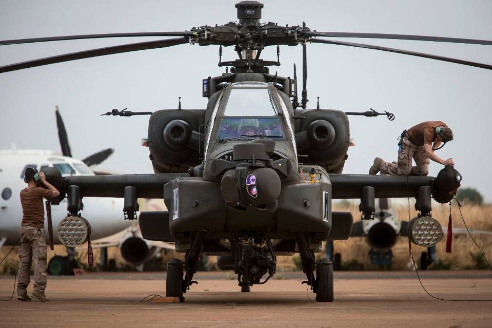 Apache attack helicopters