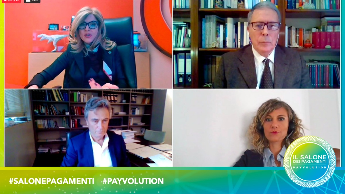 Payvolution's tweet photo. In questa sessione del #salonepagamenti #payvolution parleremo della spinta digitale della pandemia: la tecnologia come opportunità per la creazione di servizi digitali evoluti. Con Passi @CBI_Scpa e UN/Cefact, Conte @EU_Commission, Gentilucci #Notartel e Temofonte @CBI_Scpa. https://t.co/691lWCerIr