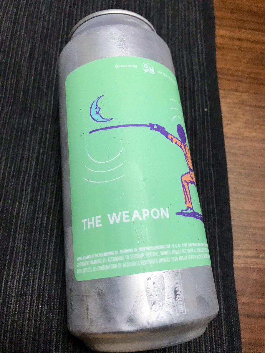 ひわか 蝶のように酔い蜂のように推す で こちらはtlですごい評判を聞いて買ってみた 先月日本初上陸のブルワリーのサワーdipa バージニア州リッチモンド かわいいラベルに物騒な名前 ザ ヴェイル The Veil の ジ ウェポン The