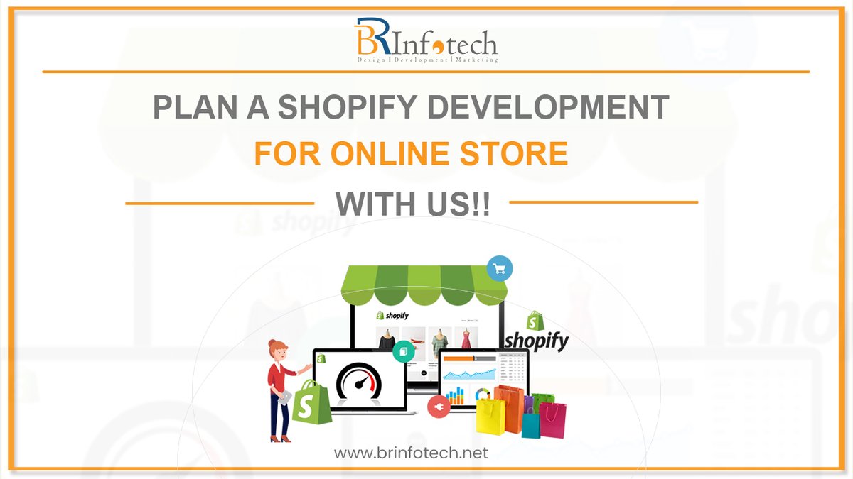 BRInfotech1's tweet photo. Shopify is a premier ecommerce solution that enables you to build out a dazzling online stores with ease. 
#shopifydevelopment #shopify #mobileshoping #socialcommerce #webdeveloper #webdesigner #shopifyplatform #shopifydesigning #shopifystore #shopifyfeatures #brinfotech https://t.co/flbP4vhAD5