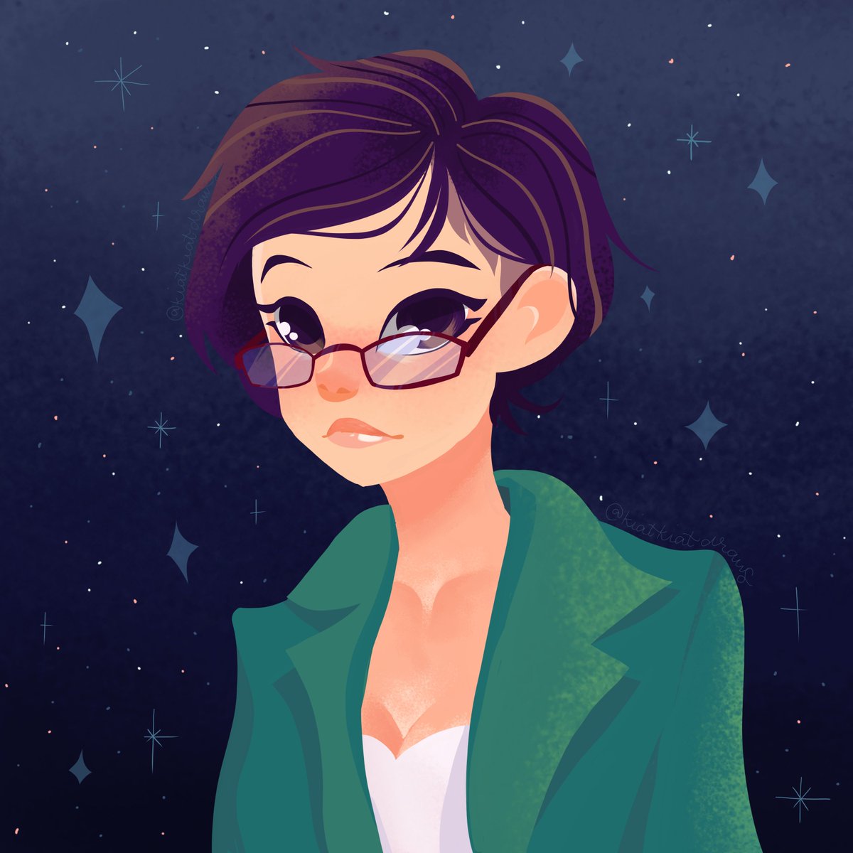 kiatkiatdraws's tweet photo. done with a personal drawing of my fave bojack horseman character, diane nguyen !!
also my first time using a pentab + keyboard to draw :DD (usually use tablet and stylus)
#bojackhorseman #dianenguyen #artph #artistsontwitter #netflix #BojackHorsemanFanart #bojackthoughts https://t.co/Y9QFk7LyRN