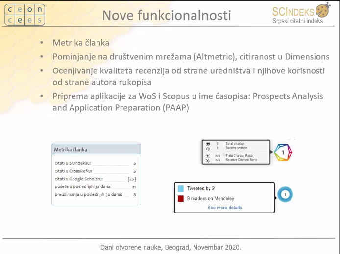 lessormore4's tweet photo. Nikola Stanić  and @OPERASEU member @CEONCEES on the openness of #SCIndeks at the #OpenScience Days in #Serbia #openaccess #OtvorenaNaukaSrbija2020 @DOAJ #xml @i4oc_org @OpenAIRE_eu https://t.co/BDyUIGB2Ju
