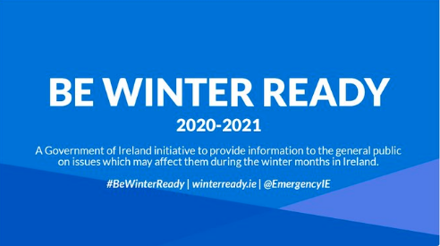 MetEireann's tweet photo. With the #winter ahead, please be aware of the #BeWinterReady 2020/2021 campaign.

Learn more on weather, road safety and how to stay safe in your home by visiting https://t.co/Iz4Qfmr20b

Any weather warnings issued can be viewed here: https://t.co/Cr9ukyJgun https://t.co/qPWU4E5fku