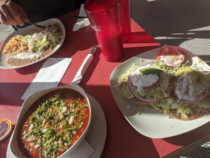 Mmmmmm Food 🍽️ Left Matt fish camp in Lewes, Delaware. Right Los Ocampos mexican restaurant in St. Paul<a href="/tag/hammocklife"class="tags"><span>#hammocklife</span></a>
