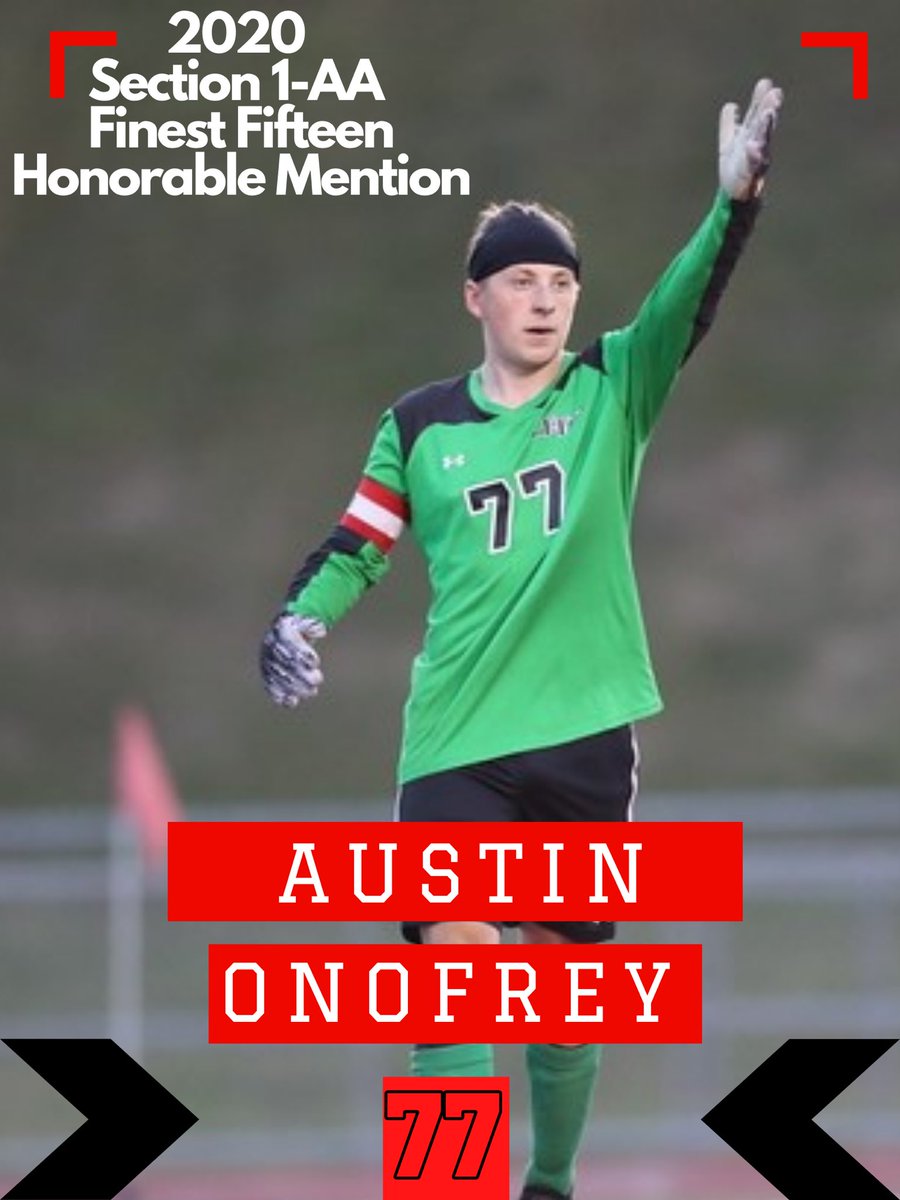 EFWarriorSoccer's tweet photo. Today we look at our all section selections. First Honorable Mention Senior GK Austin Onofrey who had 8 shutouts and a 77% save percentage. https://t.co/MssT0J3aZi