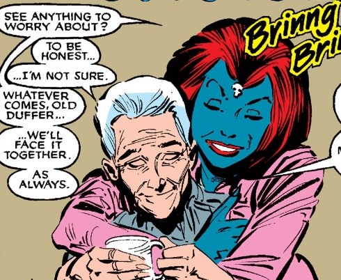 Finally, Friedan looks at the lack of roles available to women and asks ““Why should women accept this picture of a half-life, instead of a share in the whole of human destiny?” Here again, Mystique doesn’t compromise; she pursues it all, Destiny included. 6/6