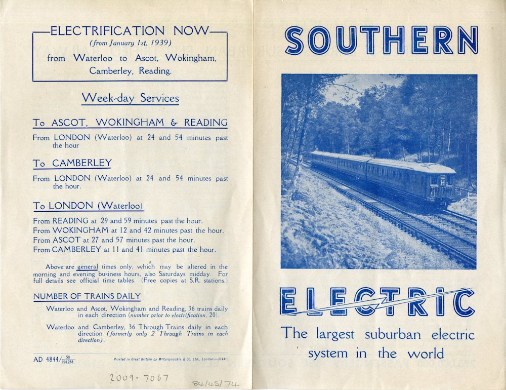 Dr David Turner on Twitter "A Southern Railway 1938 leaflet promoting