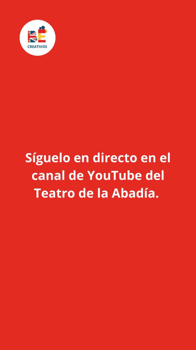 ukinspain's tweet photo. Mike Alfreds y @_DavidLuque presentan mañana el libro 'Diferente cada noche - el actor en libertad' seguido por una masterclass del director de teatro 🇬🇧. Síguelo en directo en el canal de YouTube del @teatroabadia este viernes a las 11:00
https://t.co/hbOBA0EN3r #BEcreativos https://t.co/XMzfn6fGnw