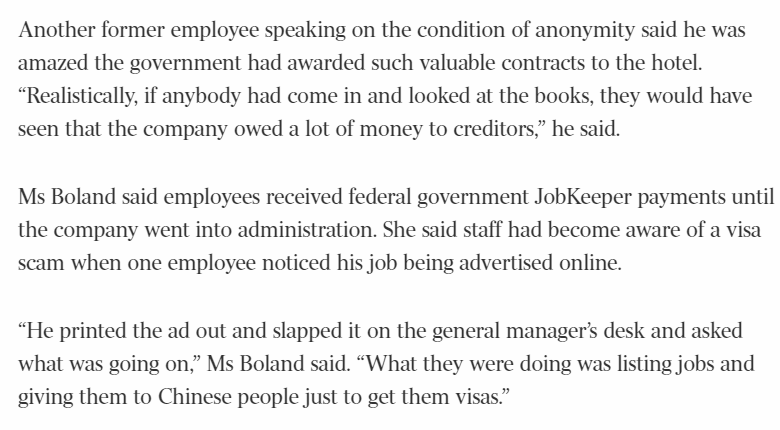 I don't care for nor trust the words of anything put forward by an anonymous  @rachelbaxendale witness.  #MurdochRoyalCommission