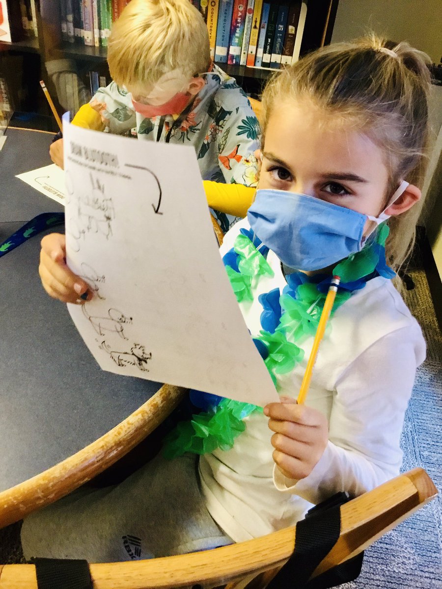 HyattKerri's tweet photo. Our students loved reading the award winning book Doll-E 1.0 written and illustrated @ShandaMcCloskey. They tried their hands at drawing two characters from the book using step by step directions from the author. #shandamccloskeydraws #dolle10book #showmereaders #STEM https://t.co/YI1Ib83KUV