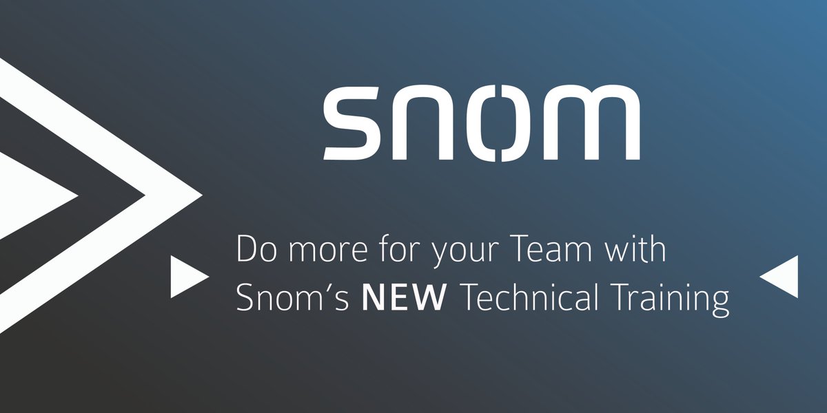 provu_uk's tweet photo. Upskill your Tech and Sales Teams with @snom_UK new #Multicell #DECT Training course. Helping you and your team prepare for a more prosperous 2021! Find out more - https://t.co/uS9F53HiSP
#virtualtraining #telecommunication https://t.co/n7f8Wgshsl