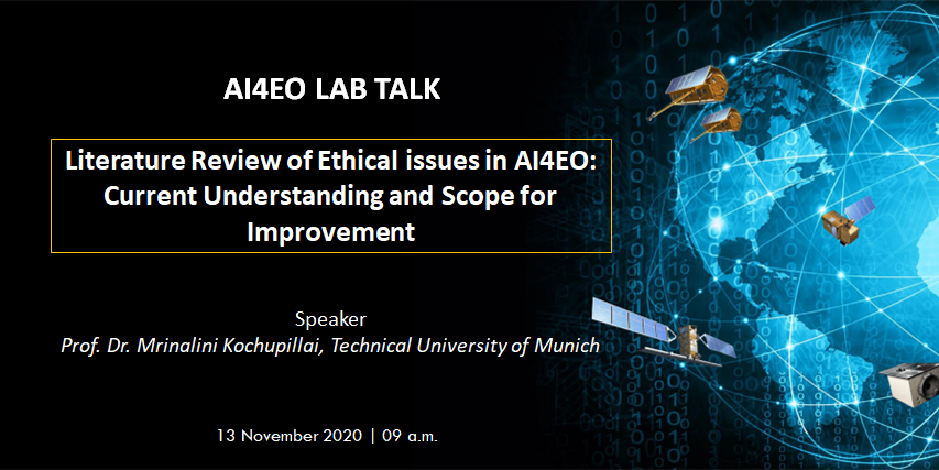 ai4eo_de's tweet photo. We're excited to announce our next talk on Nov. 13, 2020 at 09 a.m. with @xiaoxiang_zhu and our invited speaker @KochupillaiM. Register for the online event on #RemoteSensing and #SocialMedia at ai4eo@tum.de or subscribe to our list: ai4eo-seminars-subscribe@lists.lrz.de https://t.co/VPF3YxAU8V