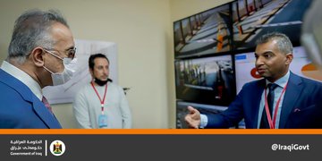 PM @MAKadhimi visits Um Qasr Port in Basra and inaugurates the new electronic unified EmD4iFjXYAEwnl-?format=jpg&name=360x360