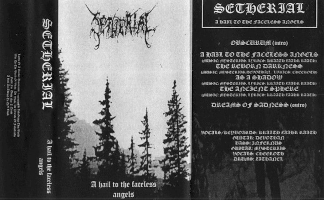 BlackMetalWar1's tweet photo. Setherial - Sweden 🇸🇪
(Sundsvall, Västernorrland)
1993
Demo /A Hail to the Faceless Angels
(1994)
Independent
Black Metal
Satanism, Death, Darkness
#SwedenBlackMetal #Setherial #90s
#BlackMetalWar #Demo
https://t.co/azHbsKuBsL https://t.co/WjgNkAePn7