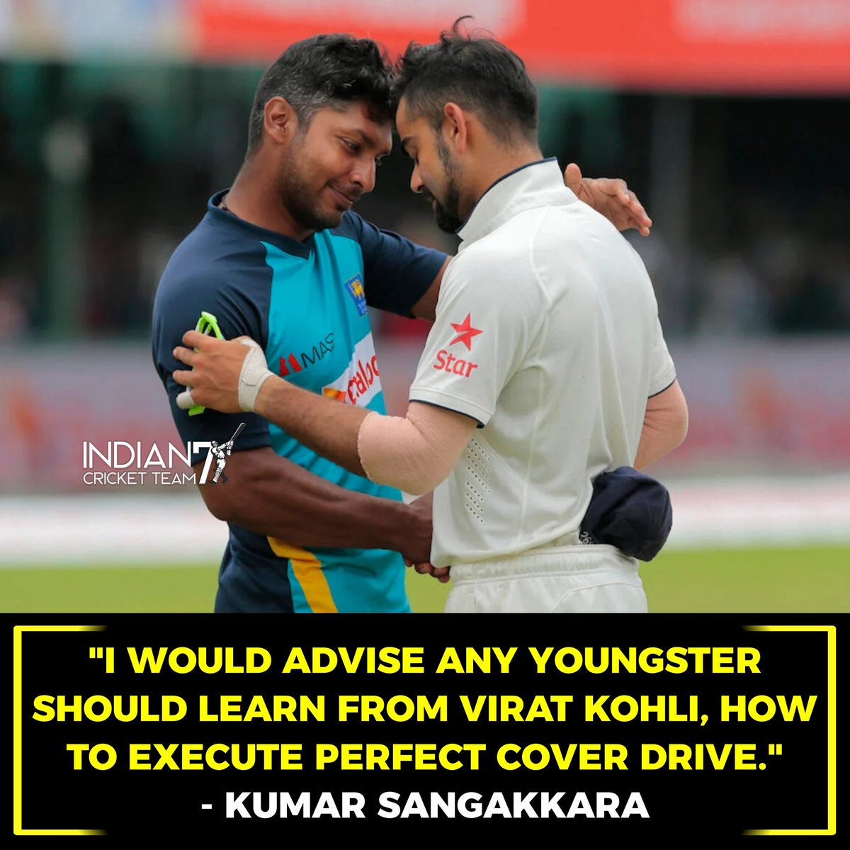 Indiancricteam7's tweet photo. Words On Virat Kohli By Some Great Cricketers ❤️
.
Happy Birthday King Kohli😍
.
#HappyBirthdayVirat #HappyBirthdayViratKohili #KingKohli #ChaseMaster #Runmachine #ViratKohli #Kohli https://t.co/sLgg2xj7SK