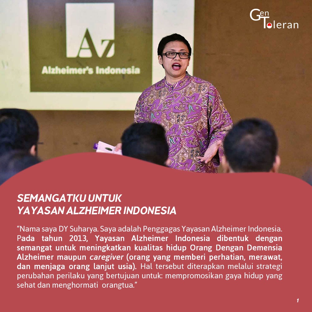 Gen_Toleran's tweet photo. [MENYAYANGI DAN MEMAHAMI LANSIA]

Merawat Orang Dengan Demensia Alzheimer mungkin menjadi pekerjaan yang menguras tenaga dan emosi. Sering mengulang pertanyaan atau perkataan, emosi yang berubah-ubah serta perilaku yang tidak wajar seringkali membuat orang sekitar kewalahan. https://t.co/OMghpYrz5G