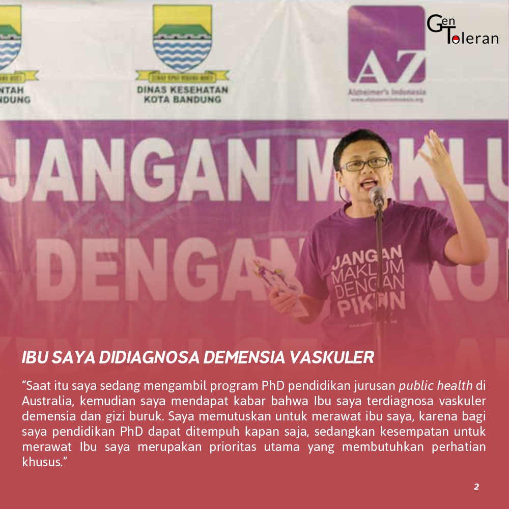 Gen_Toleran's tweet photo. [MENYAYANGI DAN MEMAHAMI LANSIA]

Merawat Orang Dengan Demensia Alzheimer mungkin menjadi pekerjaan yang menguras tenaga dan emosi. Sering mengulang pertanyaan atau perkataan, emosi yang berubah-ubah serta perilaku yang tidak wajar seringkali membuat orang sekitar kewalahan. https://t.co/OMghpYrz5G