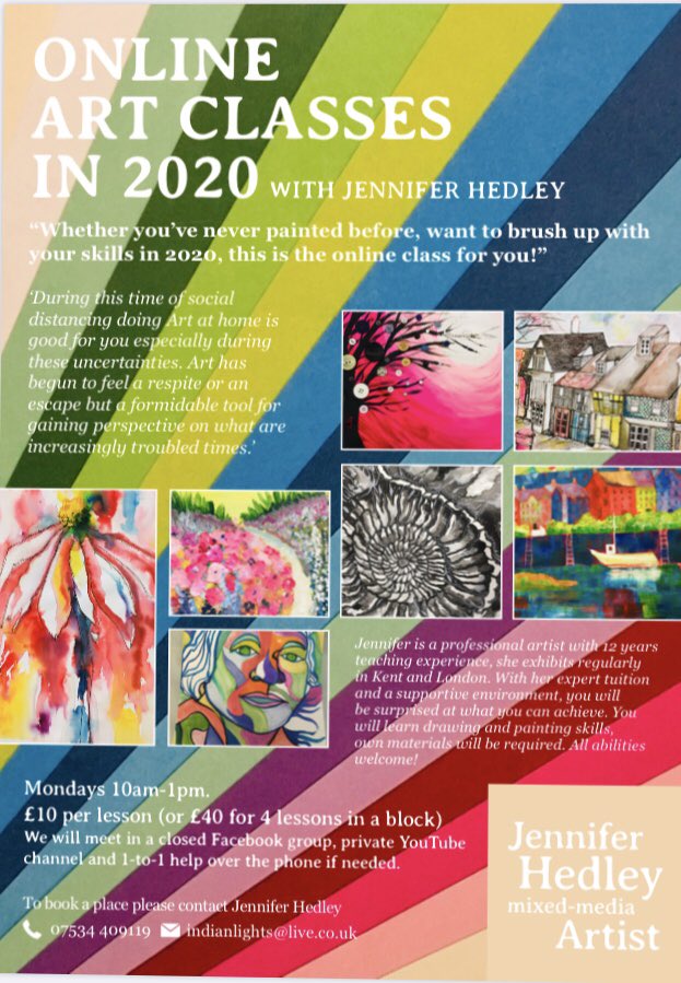 indianlights's tweet photo. I’m running my successful online Art classes throughout #Lockdown2 very good for stress relief I’m looking for new students to join more information on my website https://t.co/CfRZrs2GBx https://t.co/l1bDeXy0kB