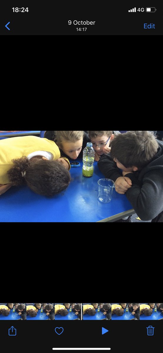 MissEdgely's tweet photo. “Can we do this again?”. Primary 7 have been sharing what they would like to learn during our STEM time. Creating a lava lamp to focus on solids, liquids and gases is definitely a winner so far! 👩‍🔬 #stem @woodside_school https://t.co/OJ46xMTBTz
