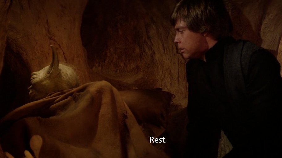 yoda's way of dealing with problems is the eternal mood