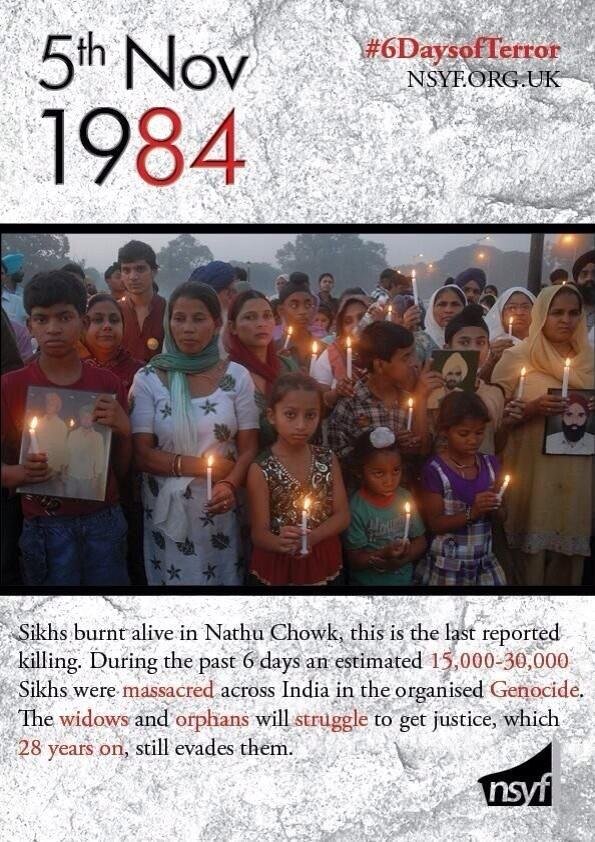 DiscoverSikhism's tweet photo. November 1984 #NeverForget84 #SikhGenocide #SikhLivesMatter #6DaysofTerror - Day 6 https://t.co/sQWvIuqJAS