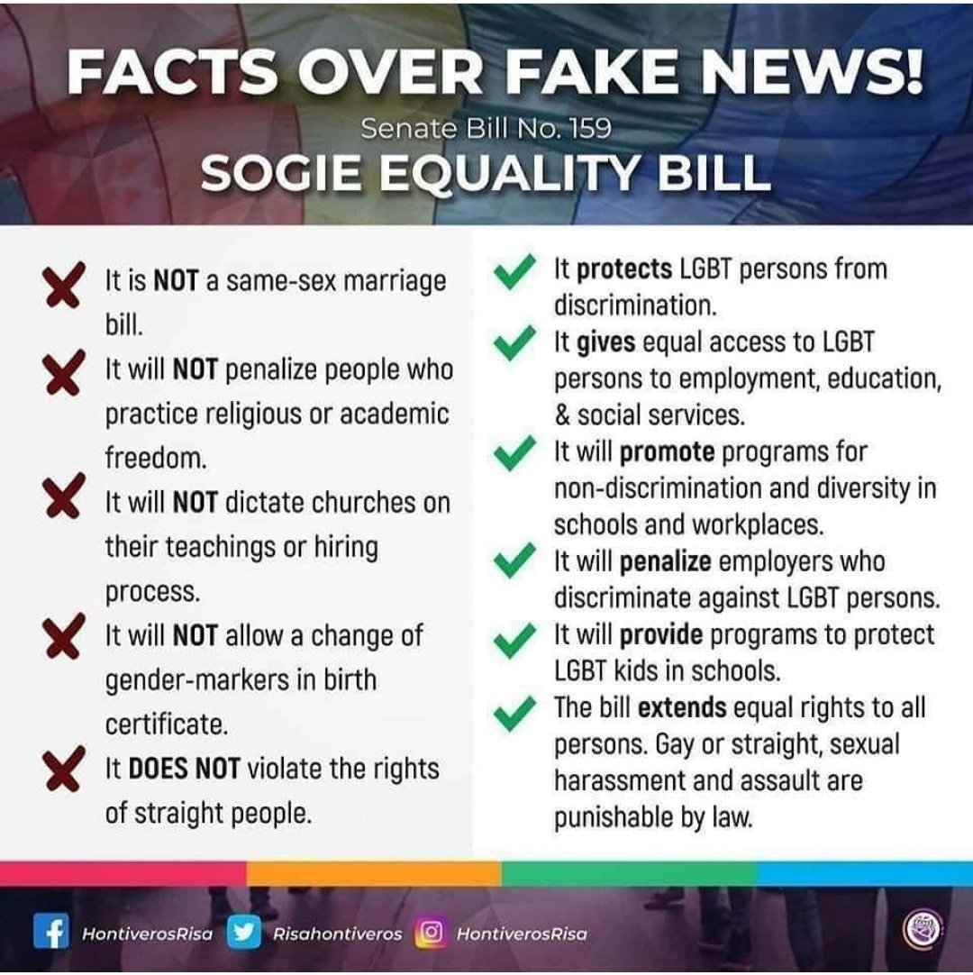 bjpascual's tweet photo. Just a reminder. #YESToSOGIEBill https://t.co/HeuB5TnlAk
