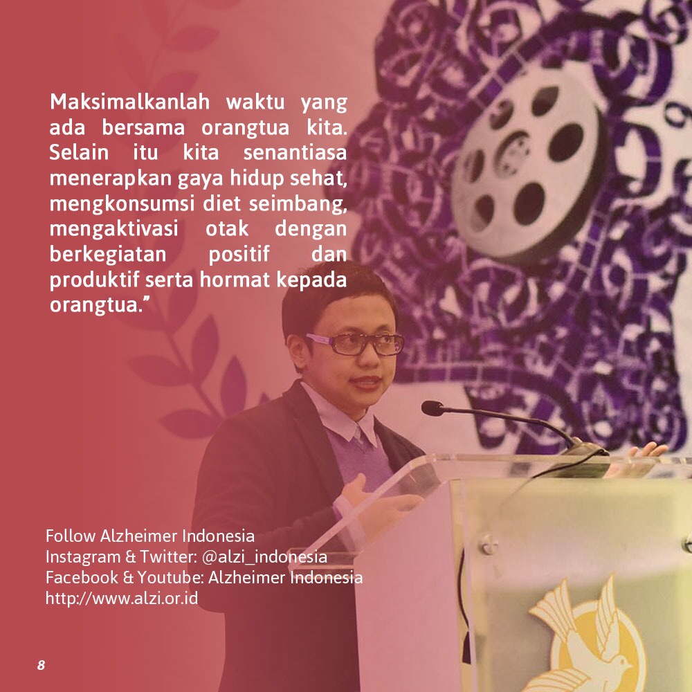 Gen_Toleran's tweet photo. Suka duka yg Kak DY rasakan saat merawat ibunya telah menumbuhkan empatinya terhadap Orang Dengan Demensia Alzheimer. Ini yg mendorongnya mendirikan Yayasan Alzheimer Indonesia. Menurut Kak DY, perjalanan dalam merawat Orang Dengan Demensia Alzheimer adalah kesempatan yg mulia. https://t.co/VUyi6J40GS