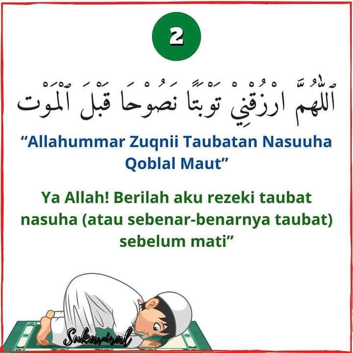 SisterDakwah_'s tweet photo. Bacalah 3 doa ini ketika sujud terakhir dalam solat. 

Kelebihannya sangat luar biasa.

Semoga bermanfaat, 
In shaa Allah. Aamiin

Spread it !!!! https://t.co/yZzkN0canJ