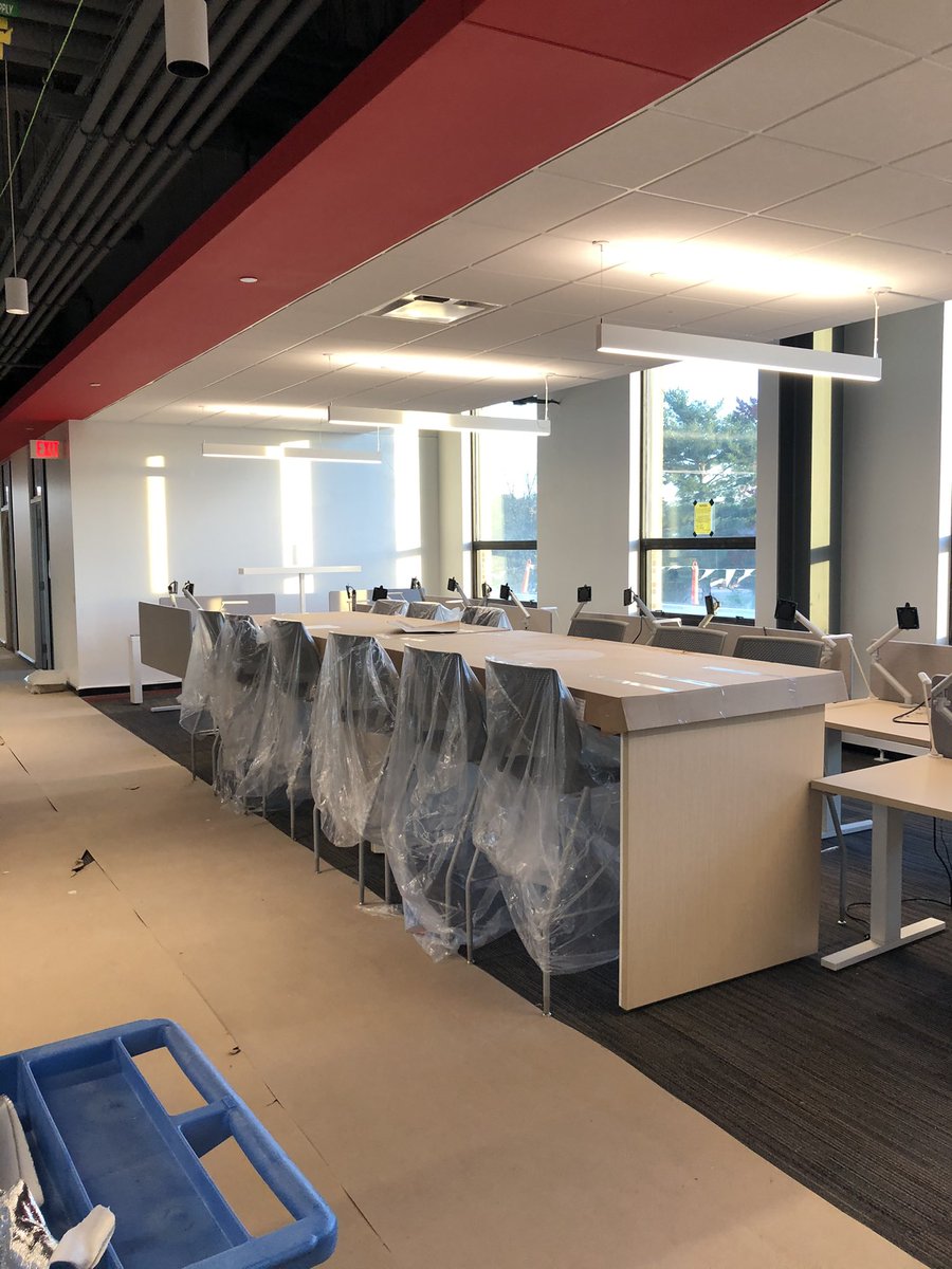 rufocinctus's tweet photo. We are two weeks out from moving into the new science building @CFAES_OSU Wooster Campus. It is coming together! @bugzoowoo @medflygenes @grahamcochran @cathannkress @OSUEntomology https://t.co/0kzhBqjuKK