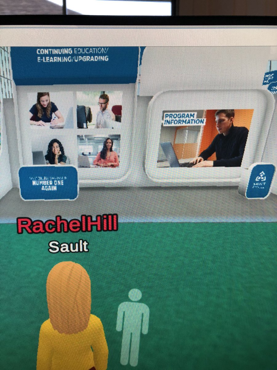 _Rachel_Hill's tweet photo. Practicing for today’s Ontario College Virtual Fair. I totally didn’t need to ask for my daughter��s help to teleport to my destination😉. #OCVF2020 https://t.co/lSnPAylFQK