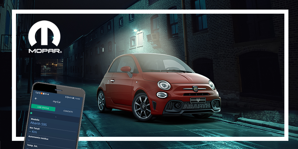 Con Mopar®Connect nada puede asustarte en tu viaje.
Obtén información en tiempo real sobre tu Abarth, como el nivel de combustible o la presión de los neumáticos con my:Car y la aplicación Uconnect LIVE.
Descubre más 👉 https://t.co/K2Jsunpvjg https://t.co/uCOisaj7JO
