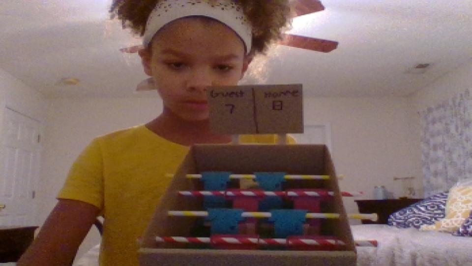 MsEmilyHine's tweet photo. STEM Wednesday-Mini Foosball Table. Who said you couldn't do STEM in a virtual environment?
#CCSgifted #hashtag180 #sci5p11 @carrieatc #NCGC21 #NCGC22 #NCGC25 https://t.co/fvpavFt1Uj