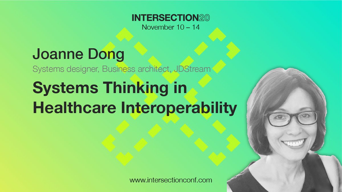 Systems Thinking in Healthcare Interoperability 
What is hindering us from achieving interoperability in healthcare? Join Joanne Dong as she takes a look at the problem and explores how systems thinking and platform business models may help to solve them
#intersection20 #x20