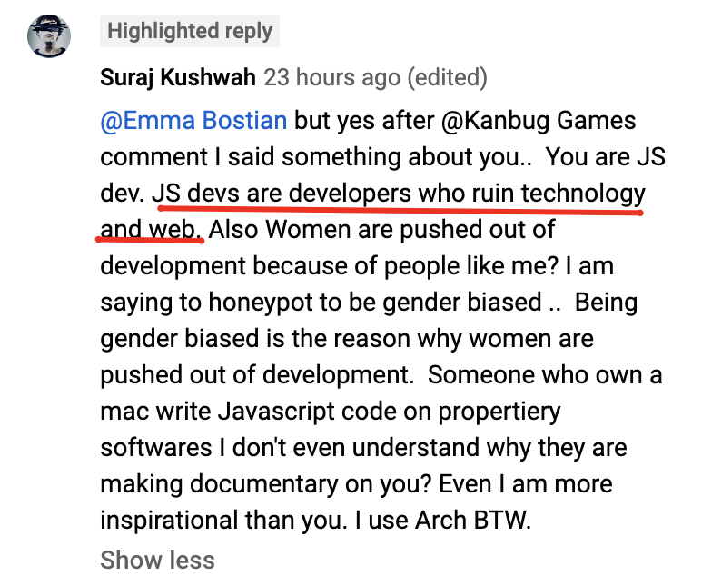 Alright friends, joke's up. I guess it's time to give web development back to the COBOL devs.