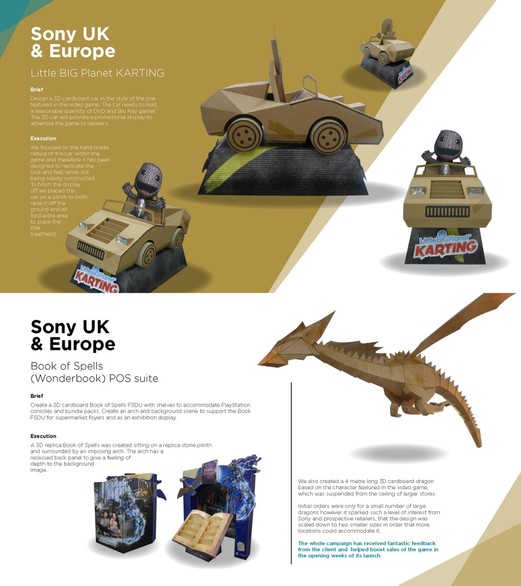 TheDeltaGrp's tweet photo. More gems from our archives! stunning work for the Video Games industry, producing standees, fsdus and even a 4 metre long cardboard dragon... can we help your next launch with innovative, quality design and manufacture?
#fsdus #retailmarketing #retaildisplay #retailexperience https://t.co/dq56N4cZBd