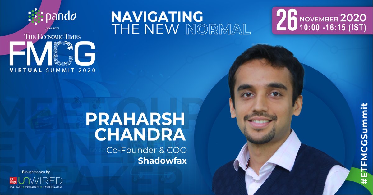 Is the Virus Propelling Supply Chain & Distribution Models Reinvention in FMCG & Retail?

Join us on the 26th of November at The Economic Times FMCG Virtual Summit, for an insightful discussion.

Register now bit.ly/368fGcI

#ETFMCGSummit #ETUnWired #Supplychain #FMCG