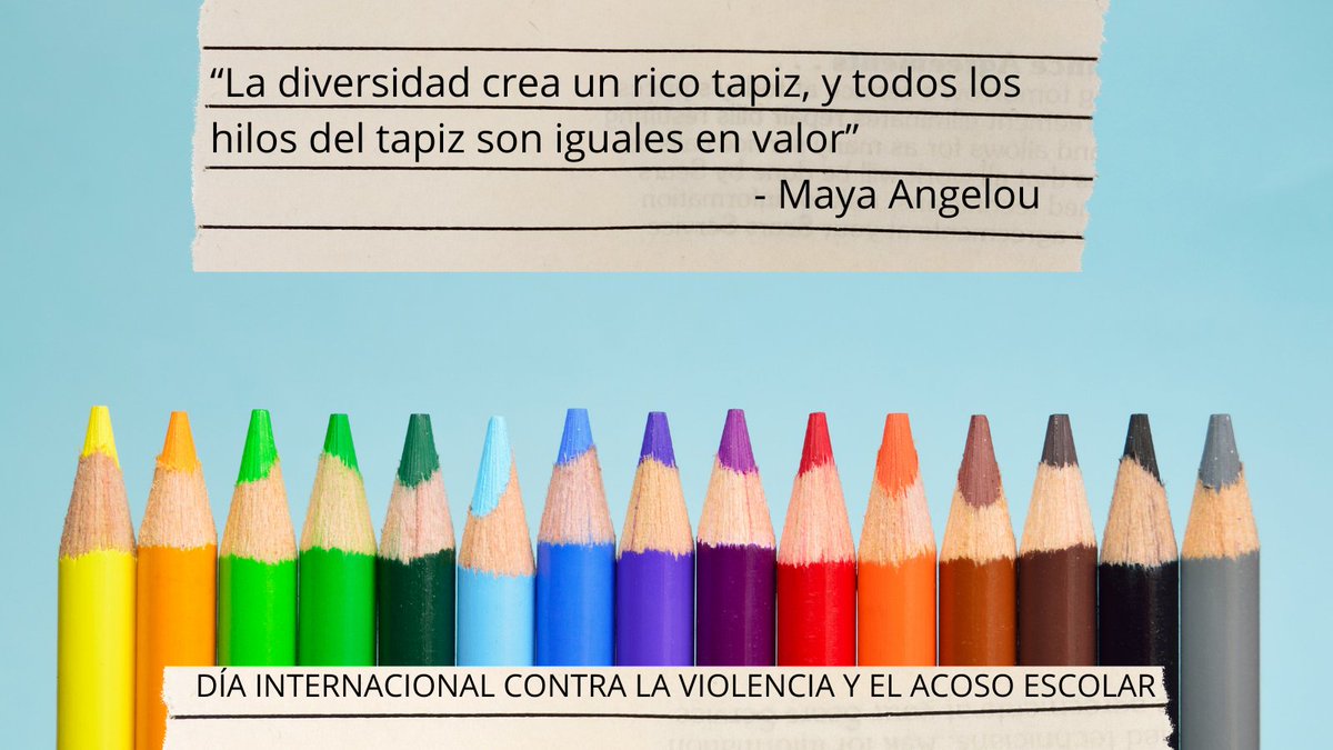 educaciongob's tweet photo. Hoy es el Día Internacional contra la Violencia y el Acoso Escolar, incluido el ciberacoso.

Eres único. Eres única. Que nadie te impida ser como eres.

#StopBullying https://t.co/P8DAHVoEId