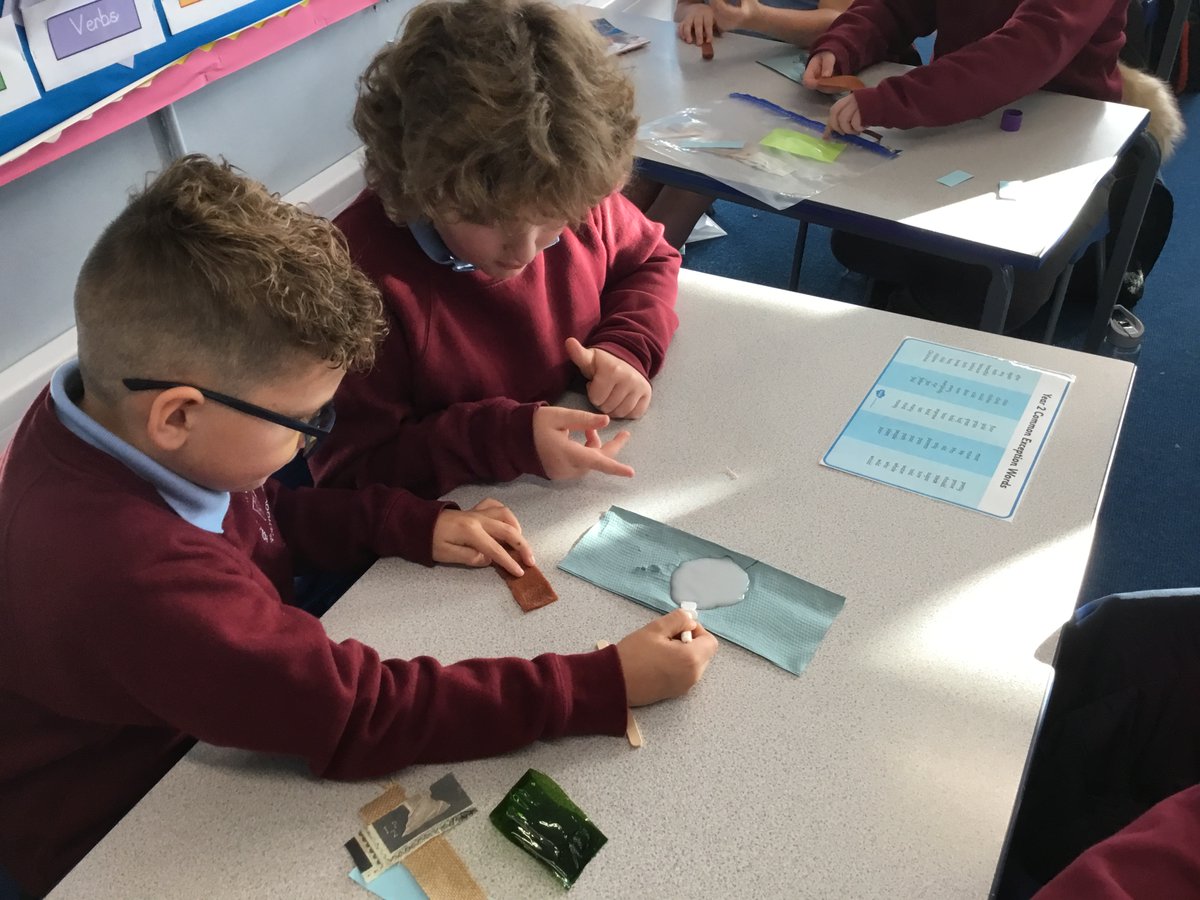 Year 5 have followed in the footsteps of Spencer Silver, the inventor of Post-it Notes, to investigate the uses of different adhesives with different materials. #primaryscience #year5science #ks2materials